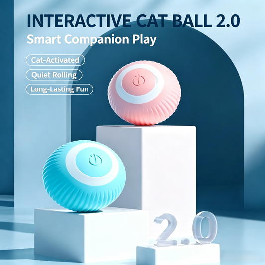 Smart Interactive Rolling Cat Toy Ball