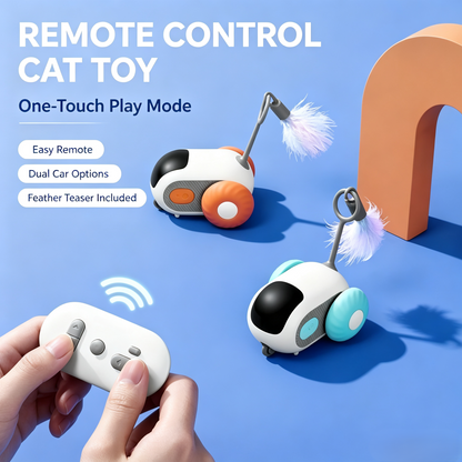 Smart Remote Control Interactive Cat Toy Car
