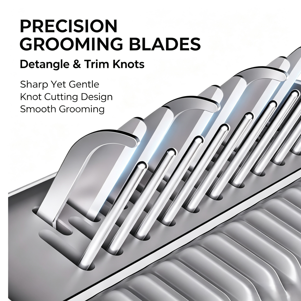 2‑in‑1 Pet Dematting &amp; Deshedding Grooming Comb