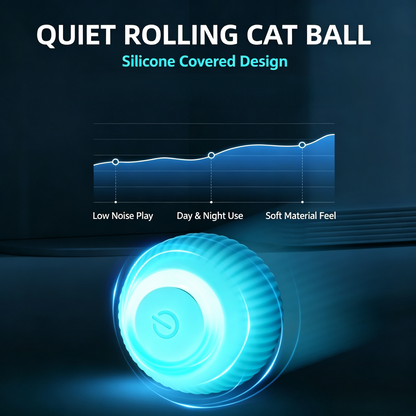 Smart Interactive Rolling Cat Toy Ball