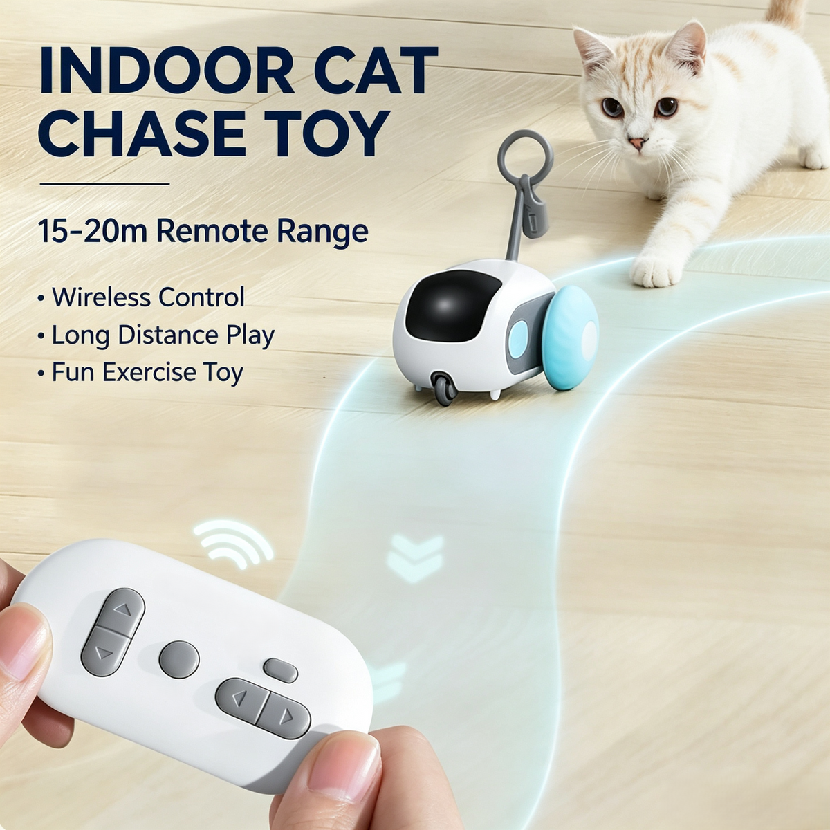 Smart Remote Control Interactive Cat Toy Car