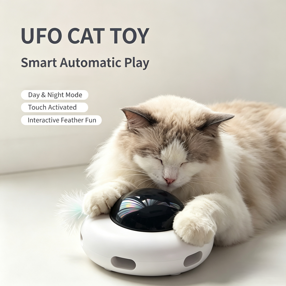 UFO Smart Automatic Interactive Cat Toy