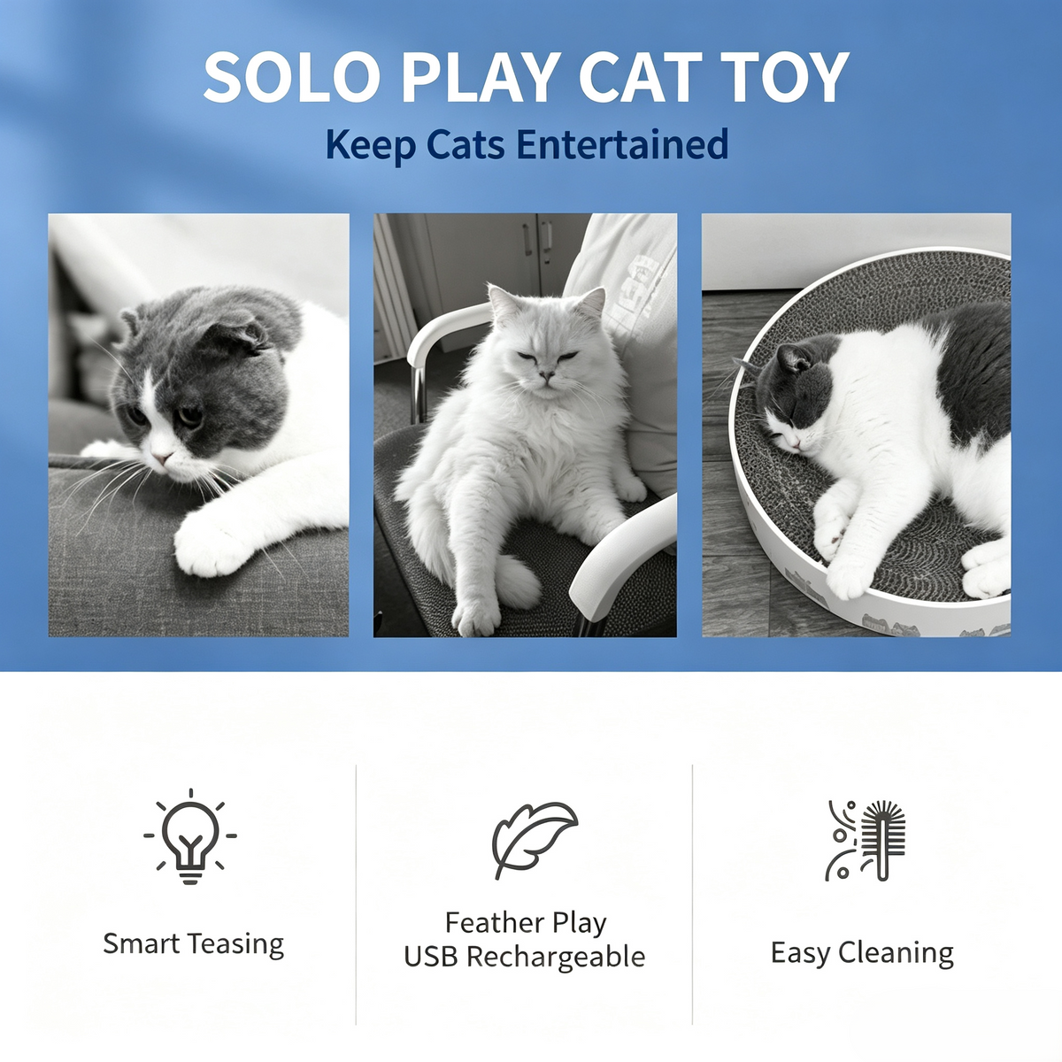 UFO Smart Automatic Interactive Cat Toy